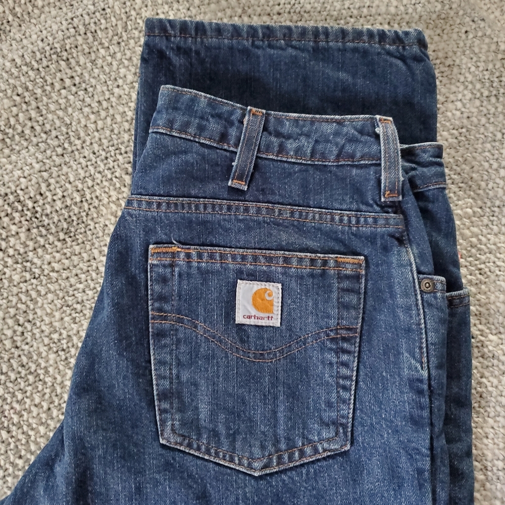 Carhartt Flannel Lined Jean's